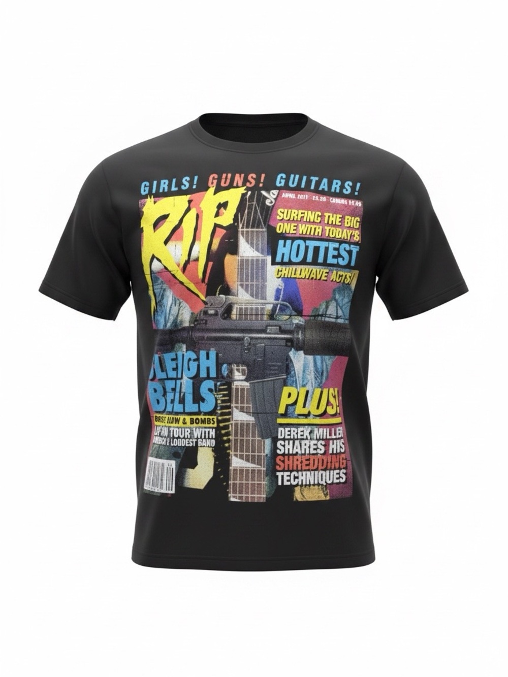Sleigh Bells 2012 Tour T-Shirt RIP Magazine Parody